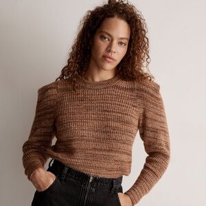 NWT Madewell Space-Dyed Prentiss Pullover Knit Alpaca Sweater